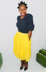 Asenath Mustard Skirt